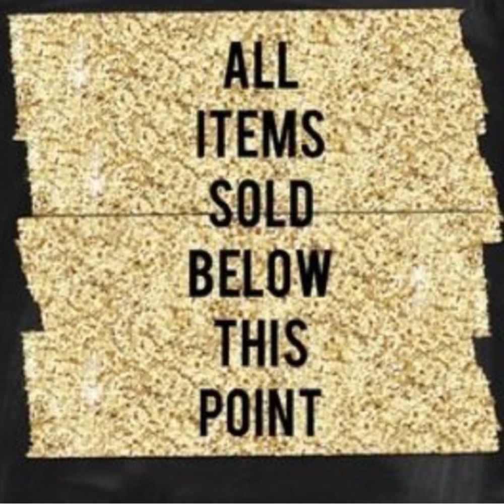 Gold Glitter Decorative Sign